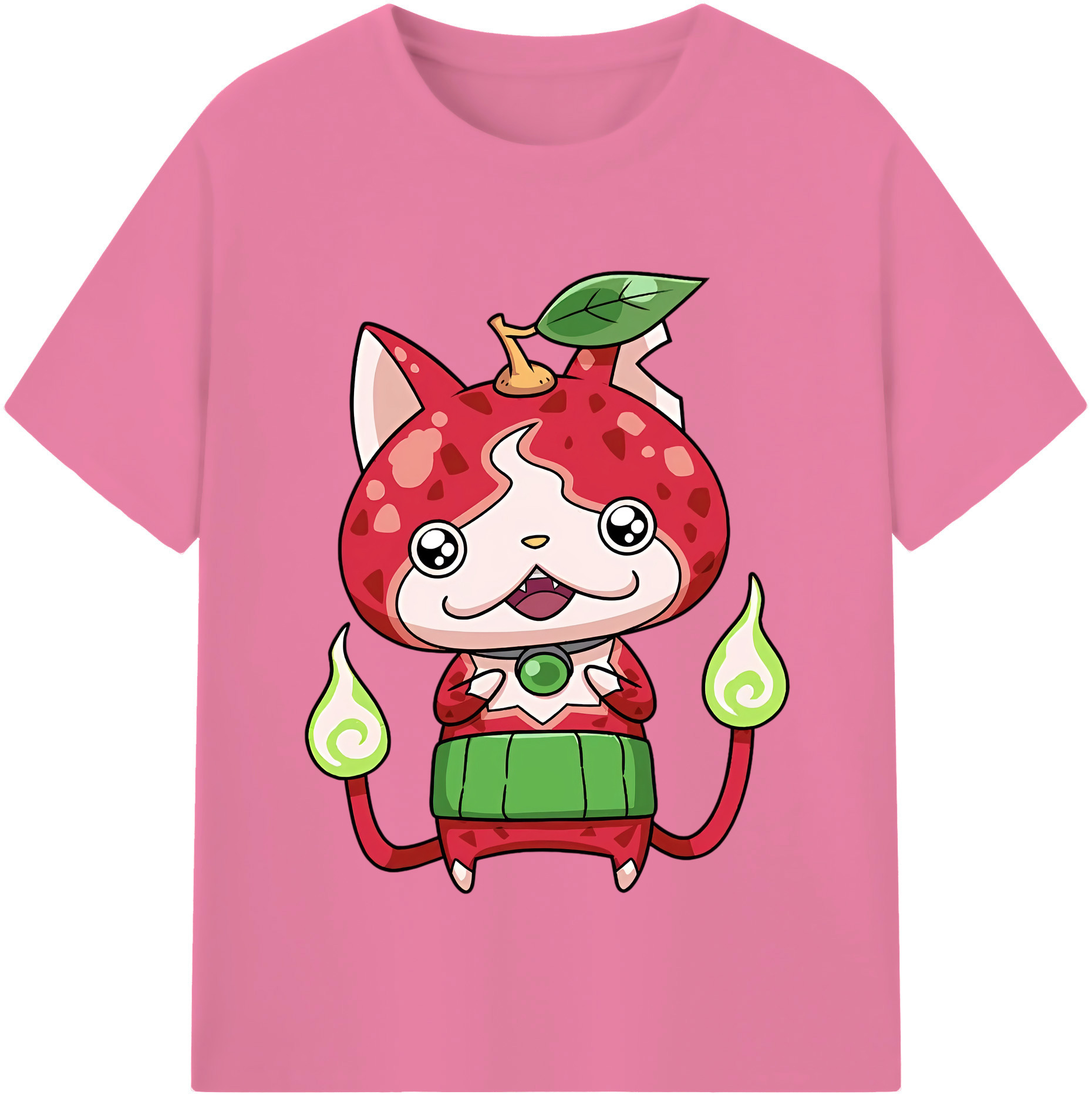 （画像用） 妖怪ウォッチ Yo-kai Watch 綿100％半袖Tシャツ（フロントプリント）